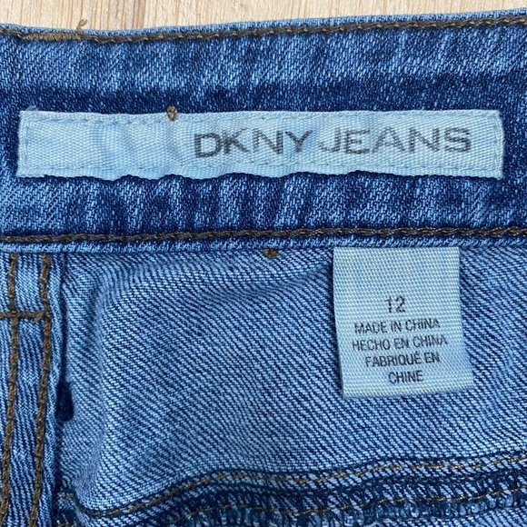 dkny cropped jeans women blue size 12 - Picture 3 of 7